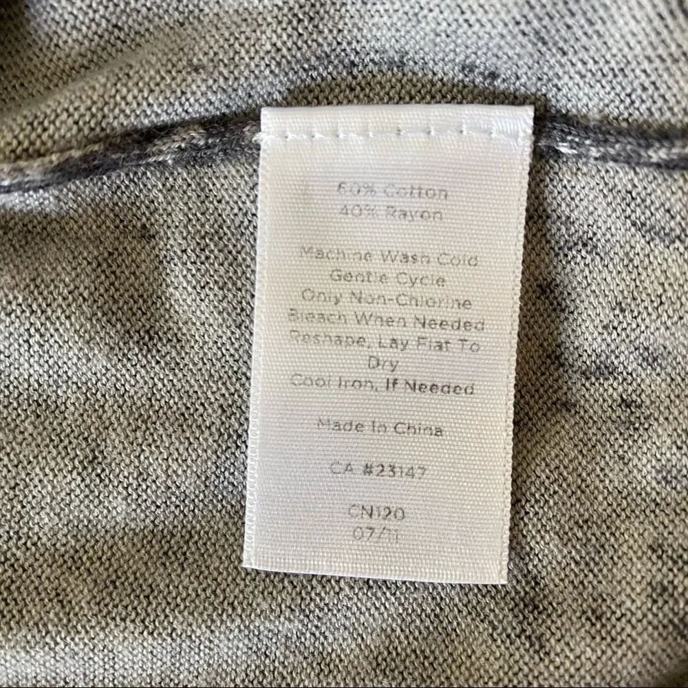 Talbots animal print cardigan Large petite C